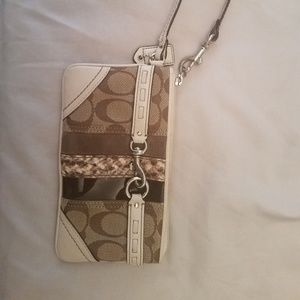 Coach wristlet